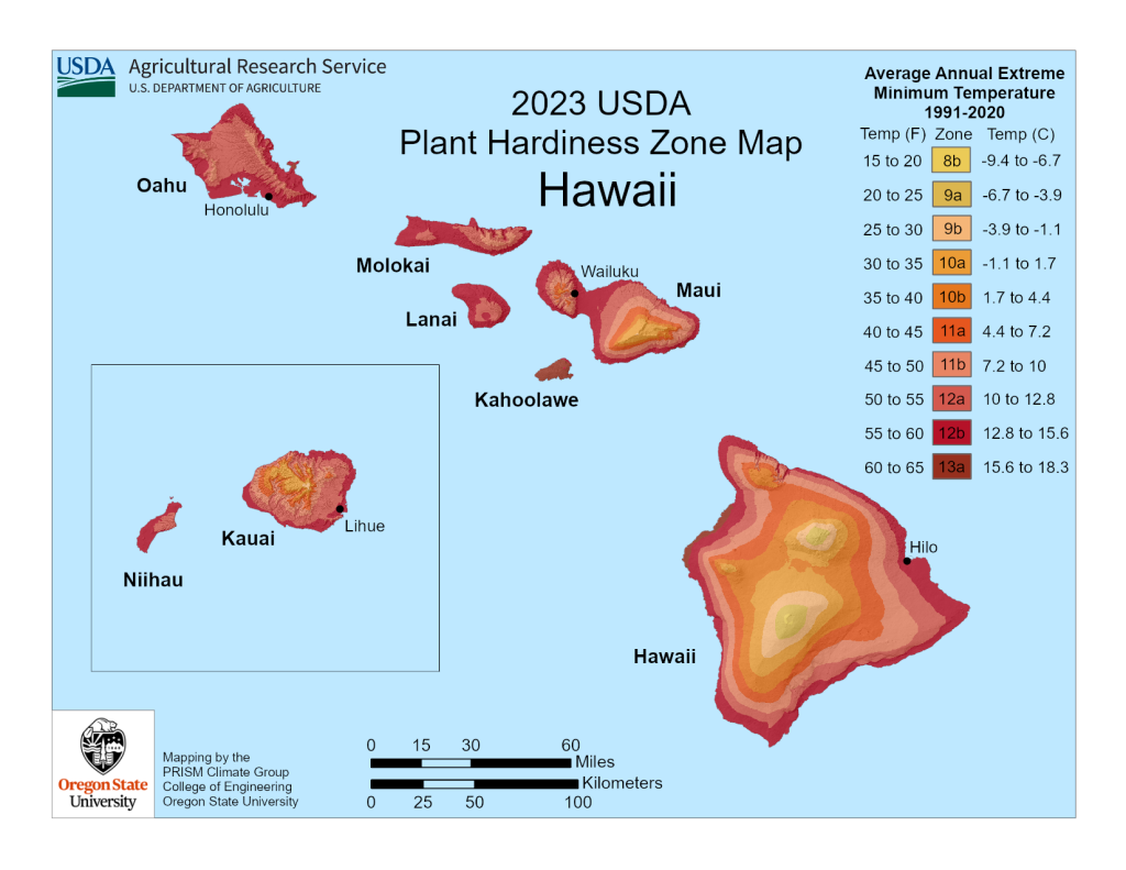 Hawaii Planting Zones