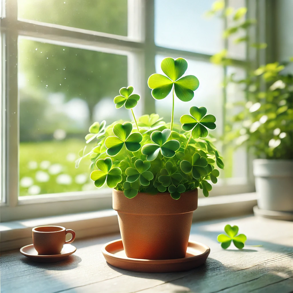 Growing Clover in a Pot