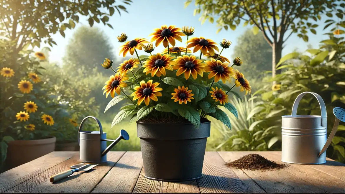 Growing Black-Eyed Susans in Pots: A Step-By-Step Guide