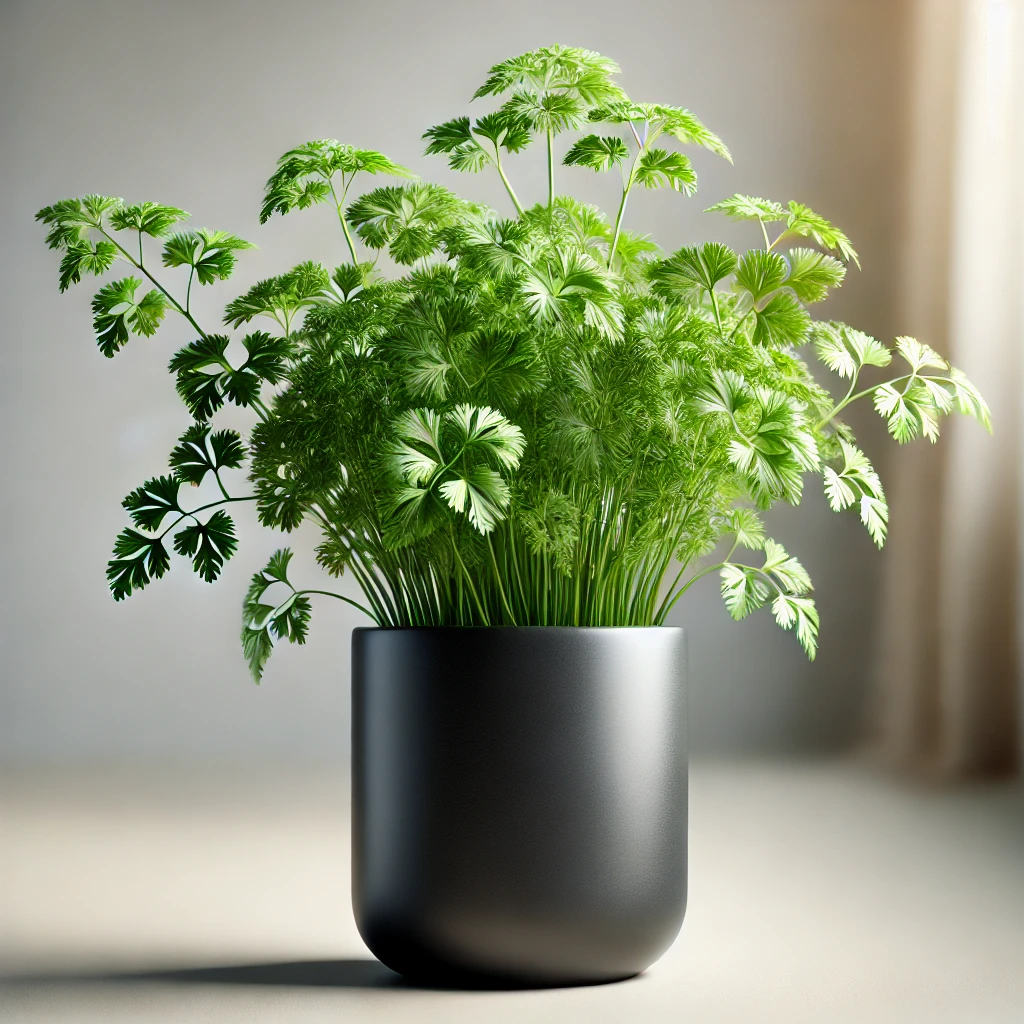 Growing Chervil in a Pot