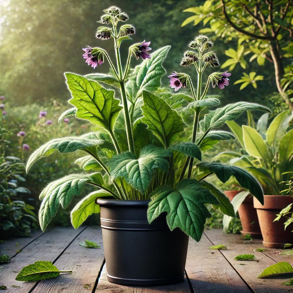 Growing Comfrey in a Pot